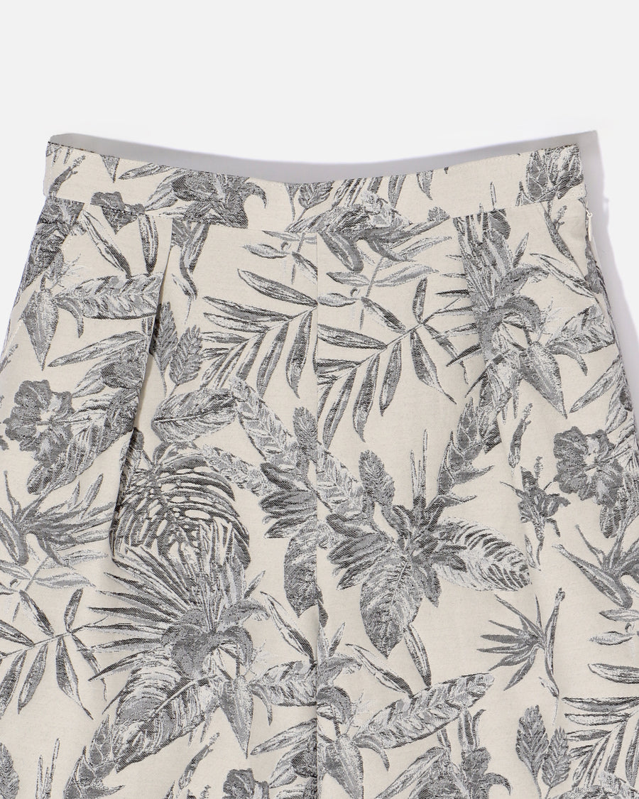 코튼 폴리에스테르 자카드 와이드 팬츠 / Cotton Polyester Jacquard Wide Pants