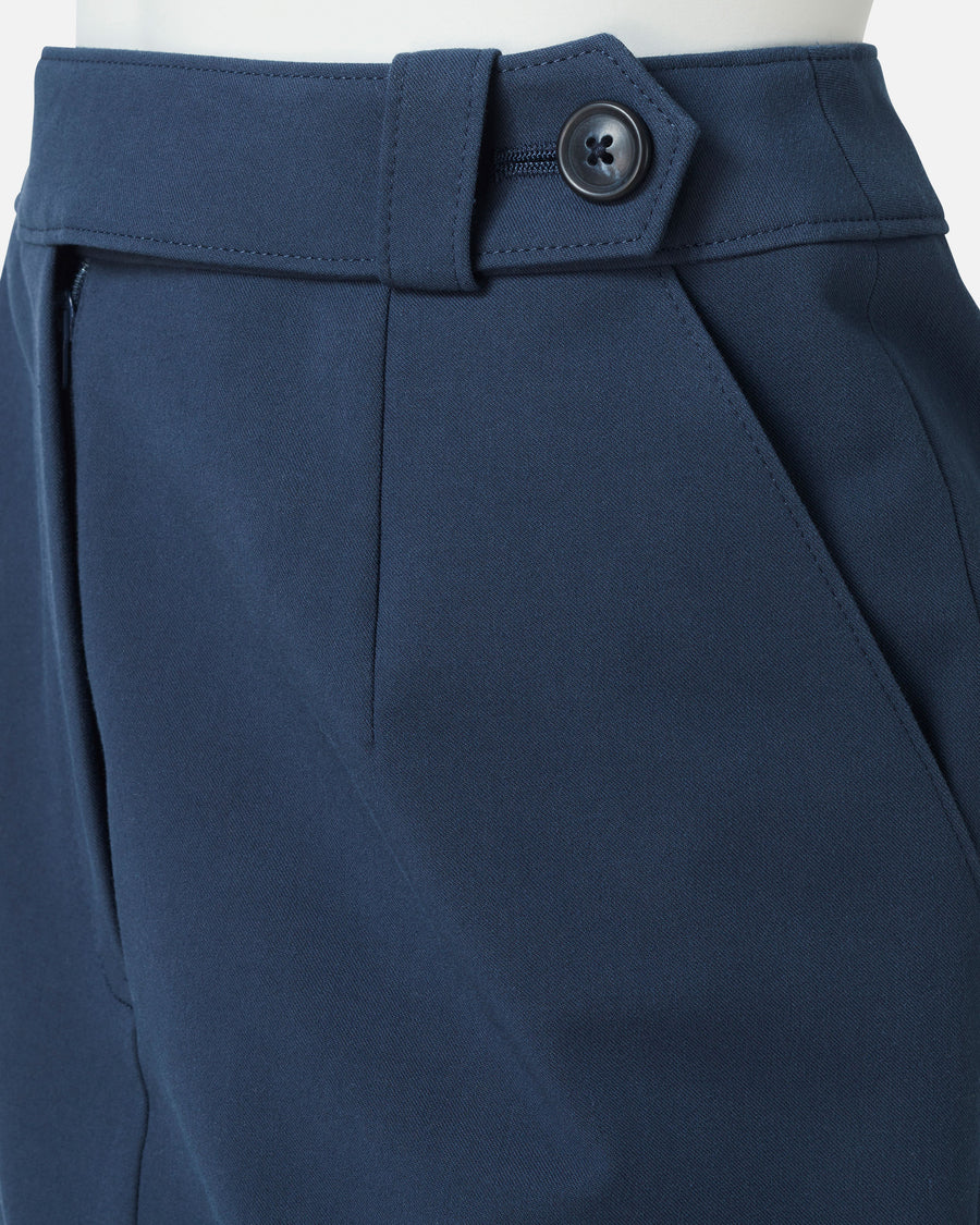스트레치 개버딘 프론트 택스 카트 / Stretch Gabardine Front Darted Skirt
