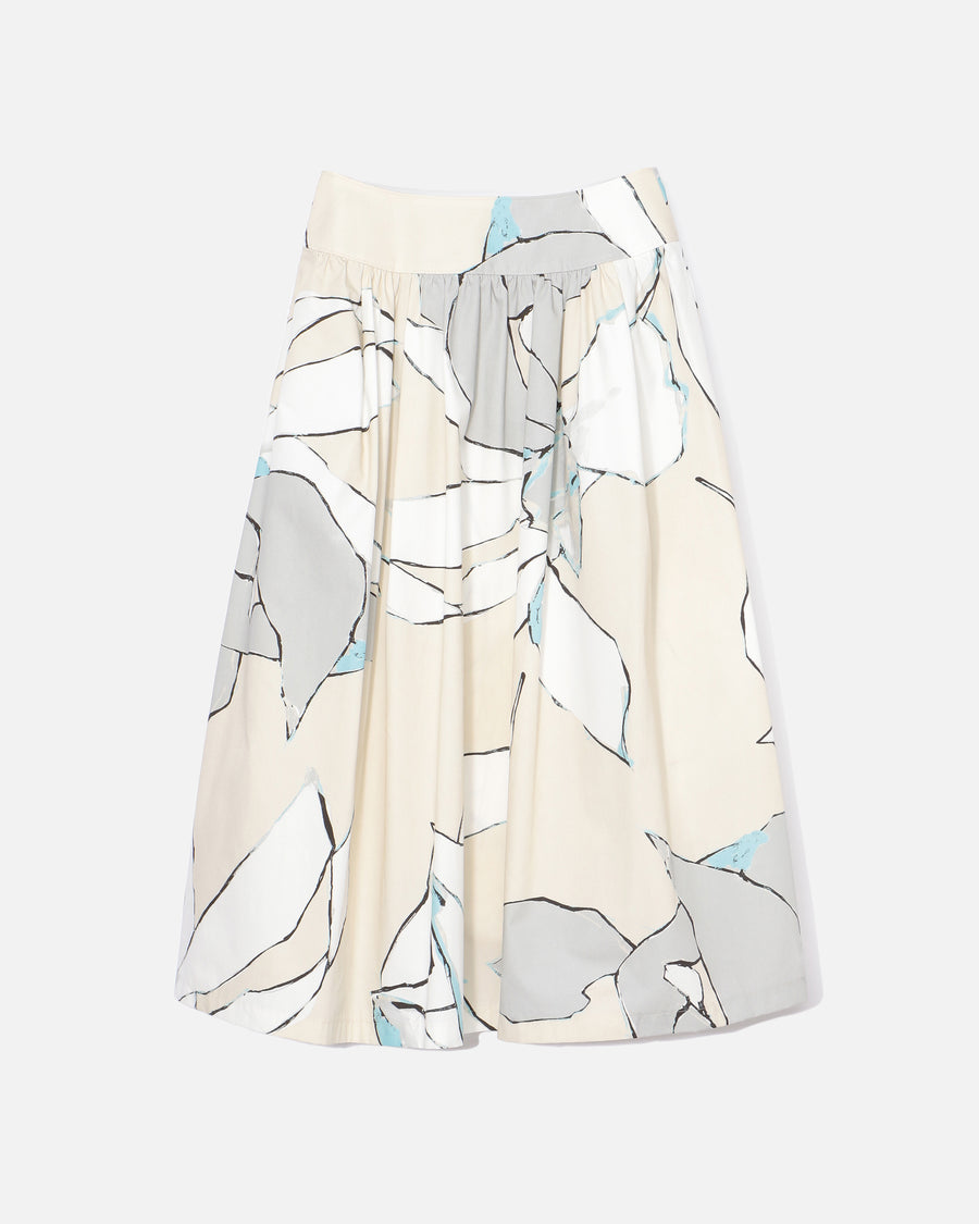 보타니컬 무늬 스커트 / Botanical Print Skirt