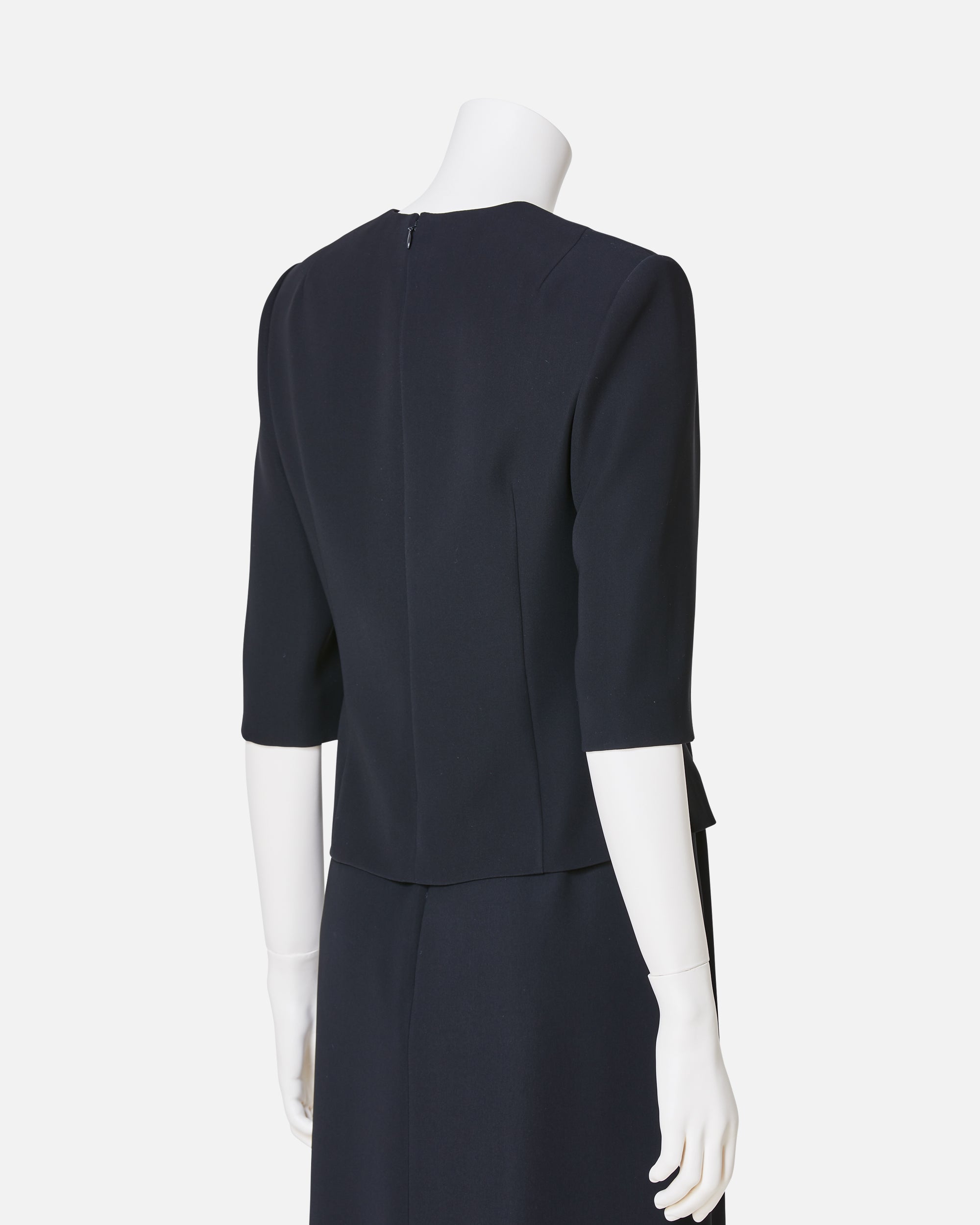 블랙 크레이프 블라우스 / Black Crape Blouse