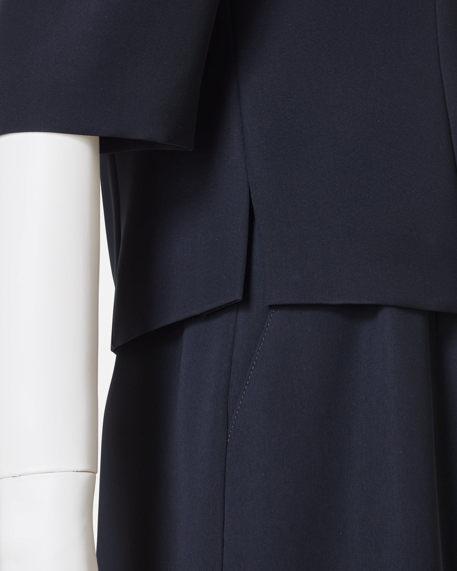 블랙 크레이프 블라우스 / Black Crape Blouse