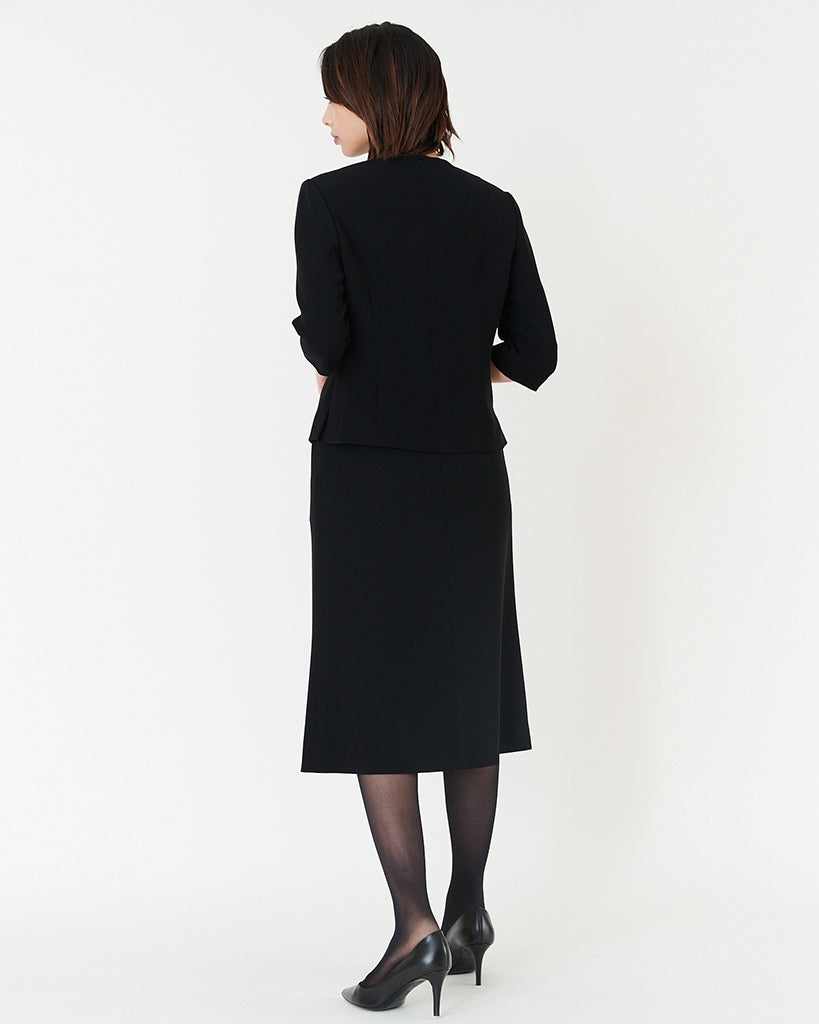 블랙 크레이프 블라우스 / Black Crape Blouse