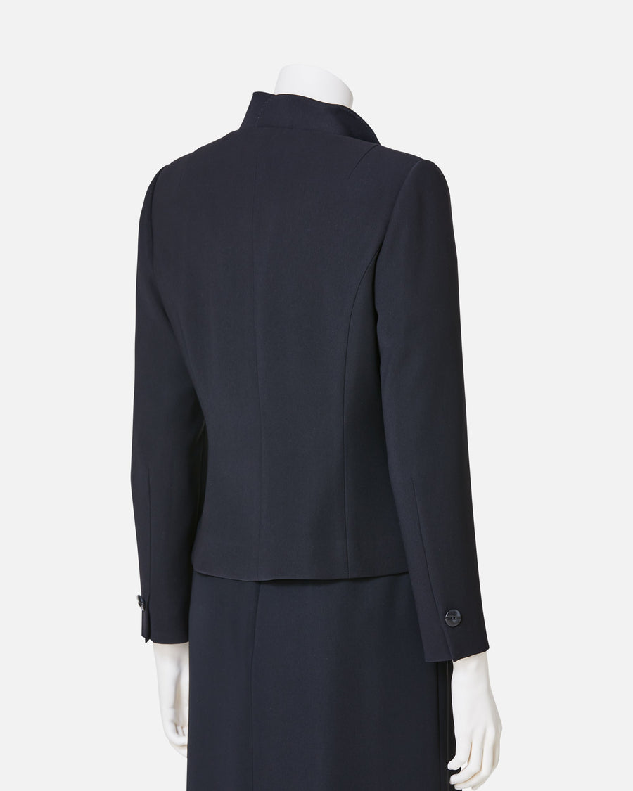 프릴 블랙 재킷 / Frill Lapel Black Jacket