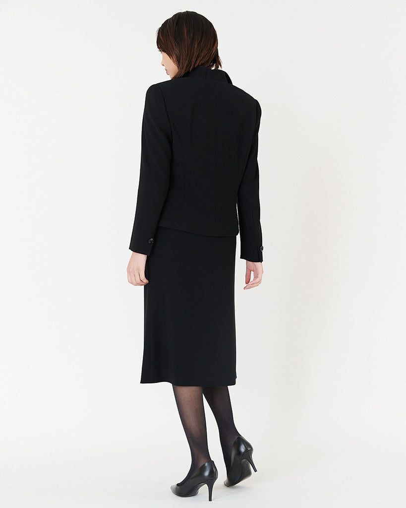 프릴 블랙 재킷 / Frill Lapel Black Jacket
