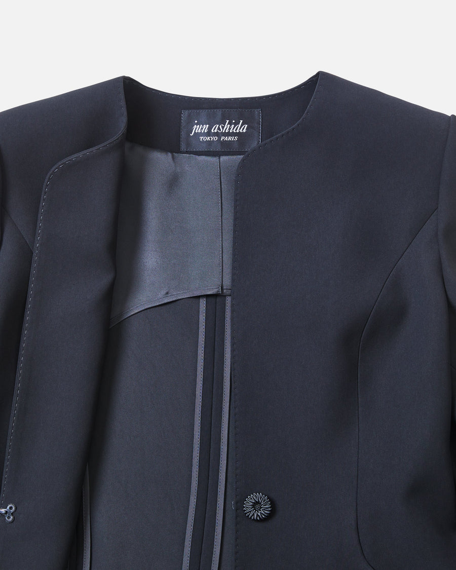 노 컬러 블랙 재킷 / Collarless Black Jacket