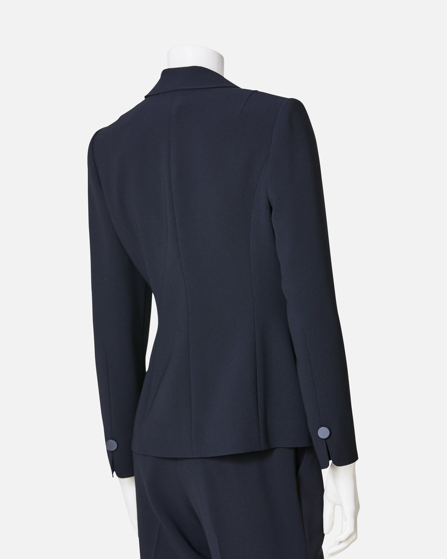 원 버튼 테일러드 재킷 / Single Button Closure Tailored Jacket