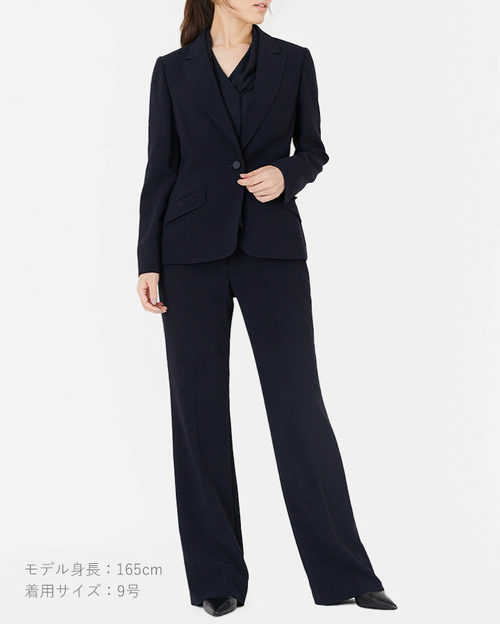 원 버튼 테일러드 재킷 / Single Button Closure Tailored Jacket