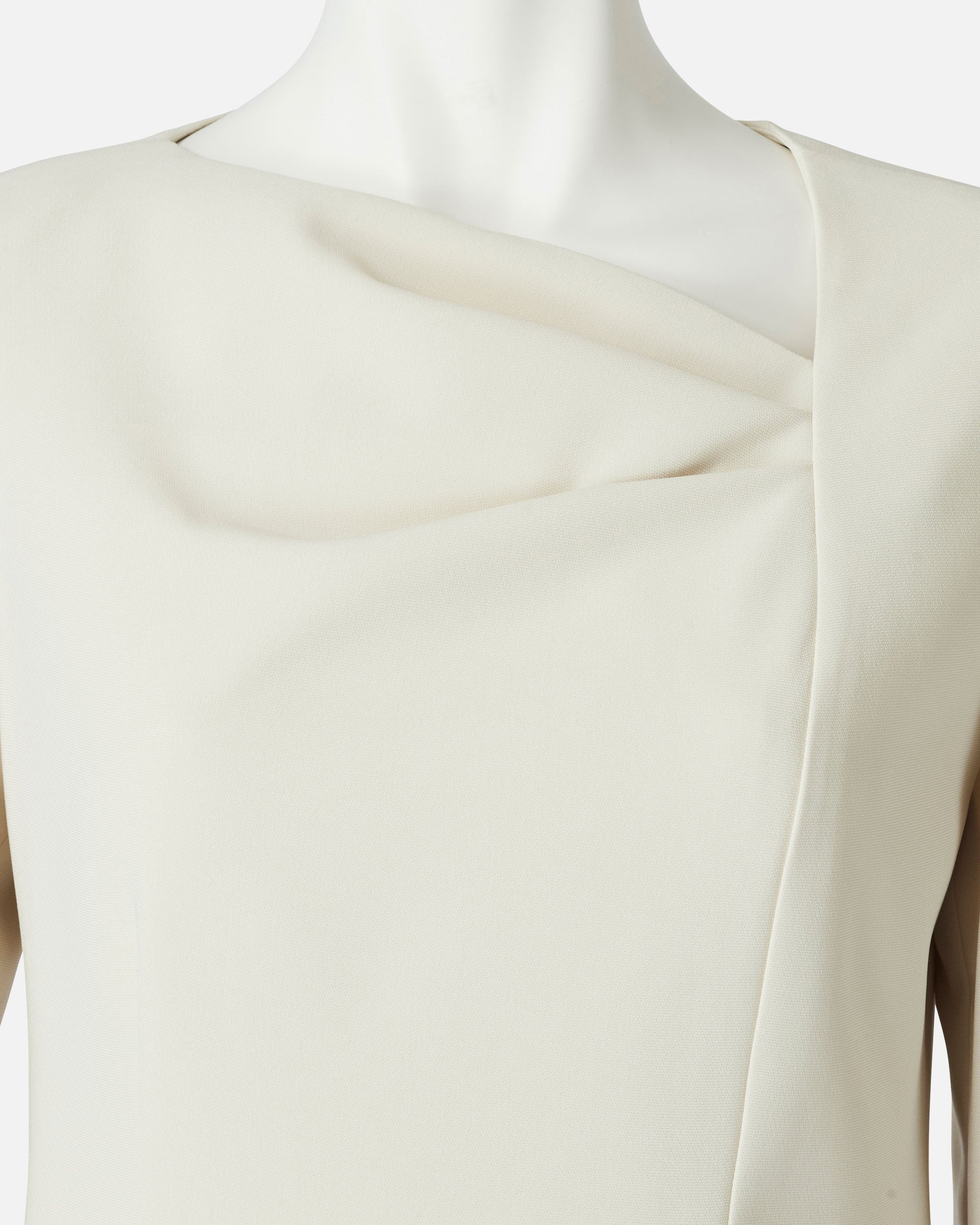 트리아세테이트 폴리에스테르 드레이프 원피스 / Triacetate Polyester Blended Draped Dress