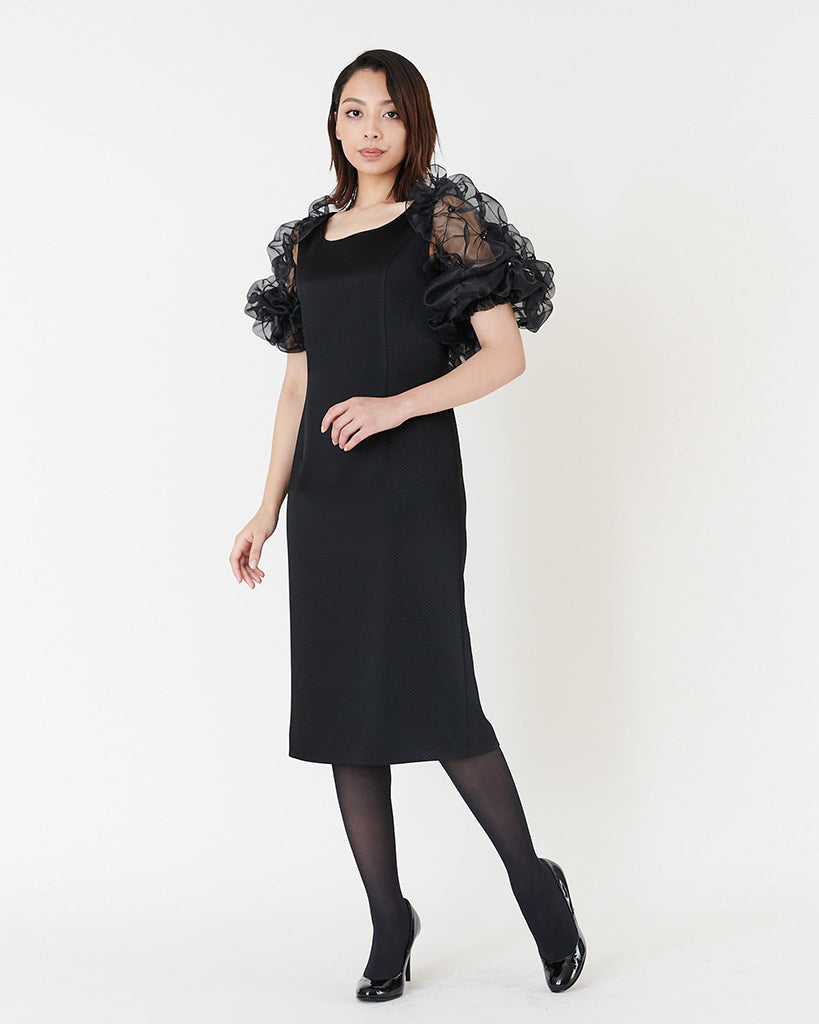 비드가있는 셔링 볼레로 / SHIRRING BOLERO with Beads