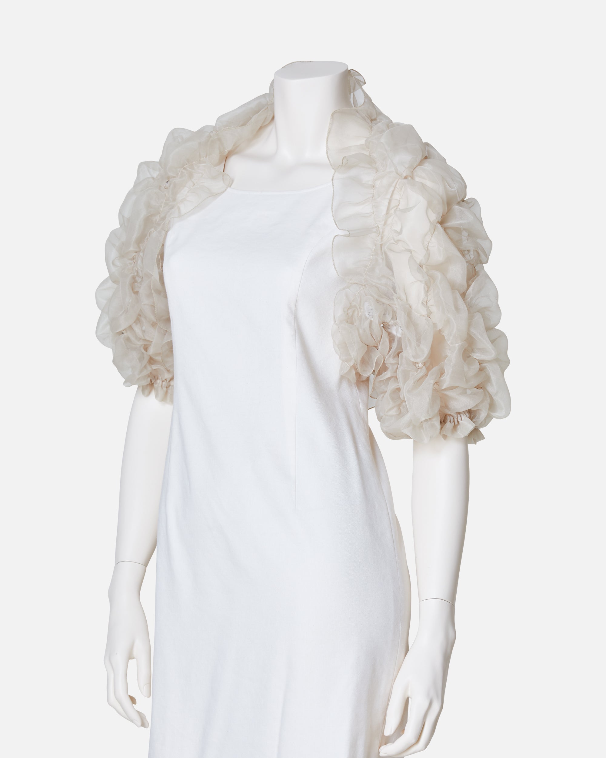 비드가있는 셔링 볼레로 / SHIRRING BOLERO with Beads