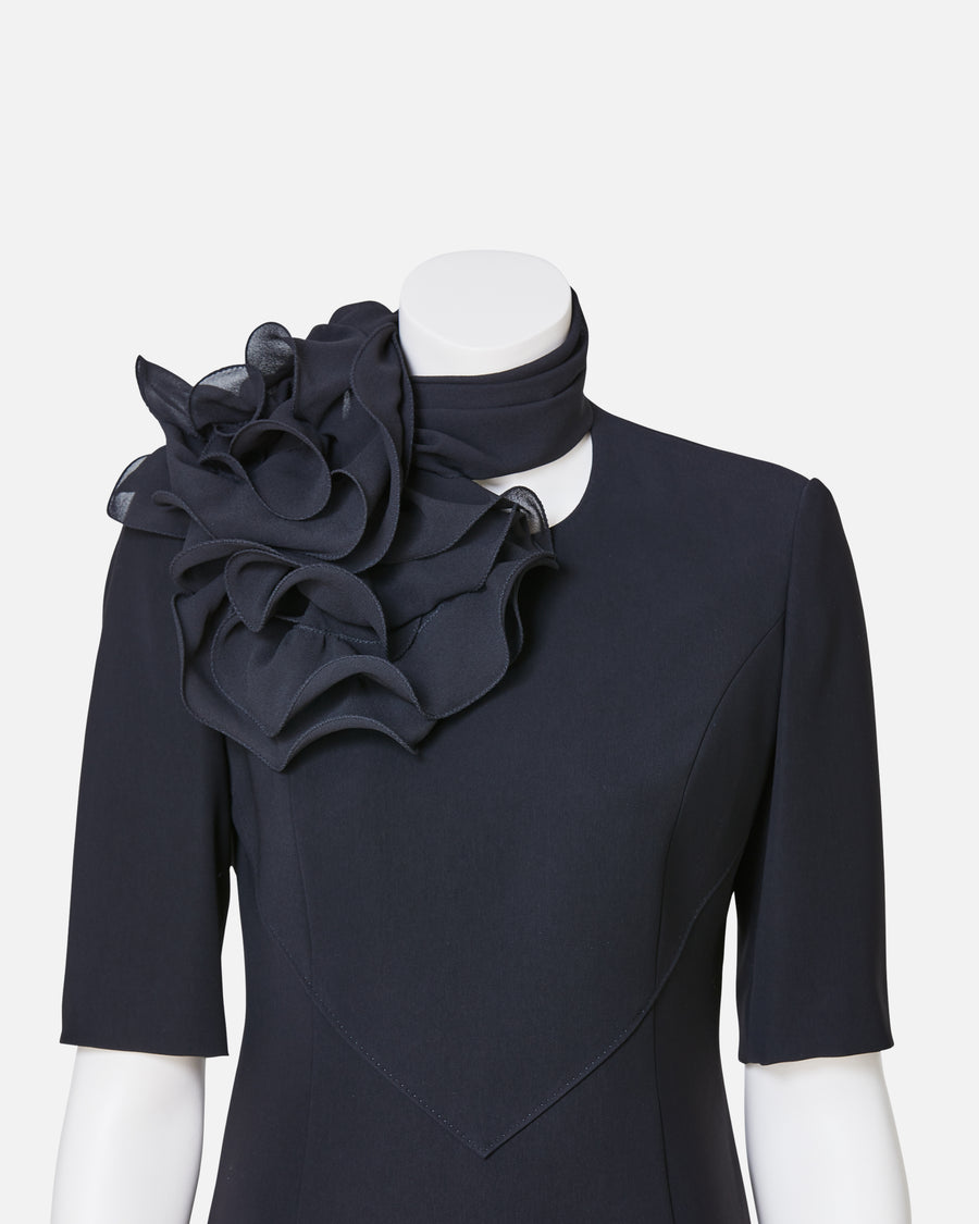 실크 쉬폰 프릴 스카프 / Silk Chiffon Frill Scarf