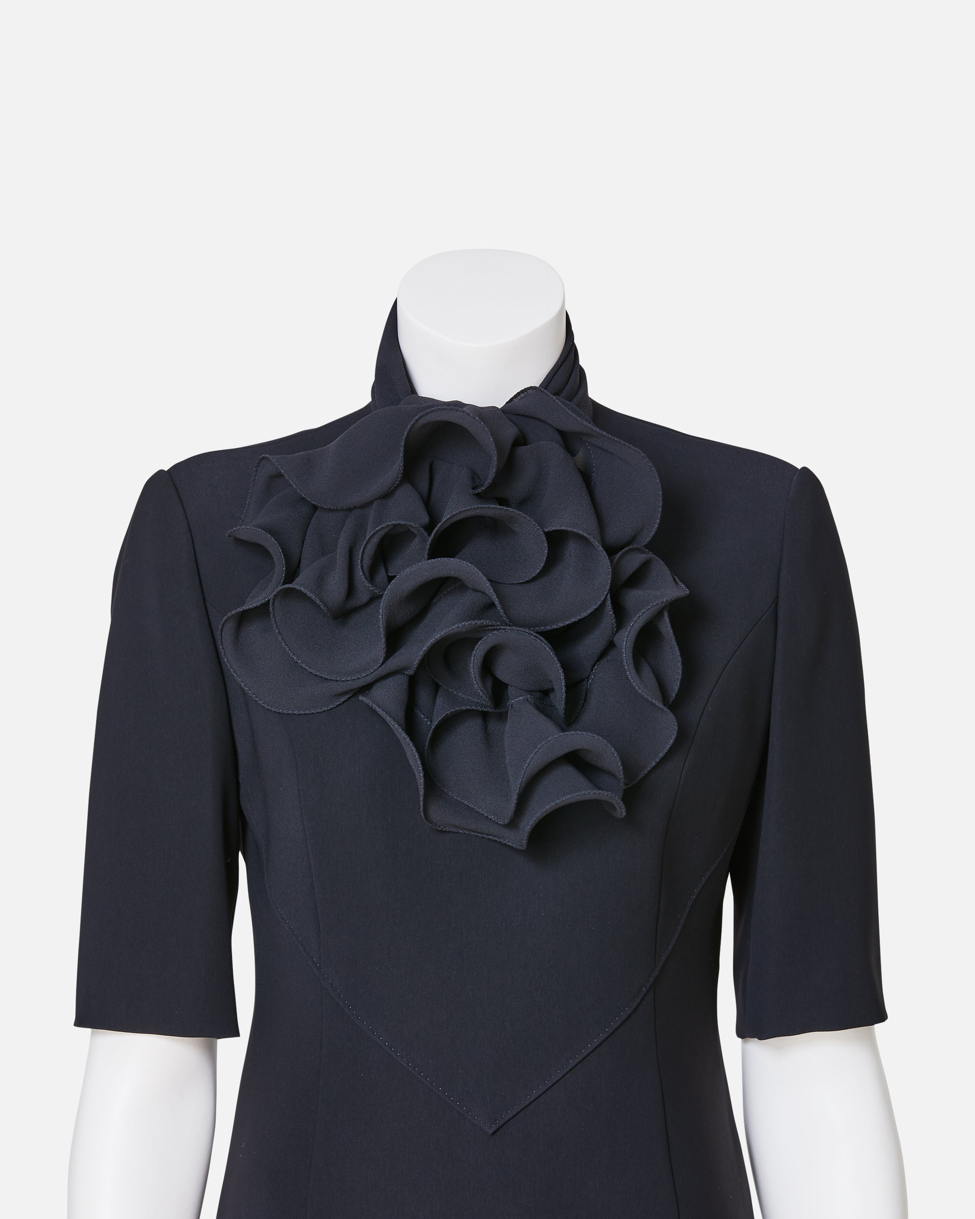 실크 쉬폰 프릴 스카프 / Silk Chiffon Frill Scarf